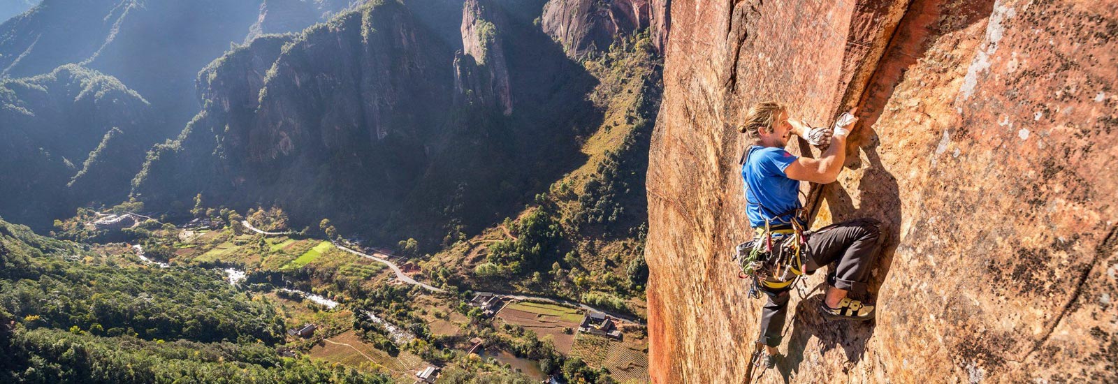 Rock climbing in Rishikesh